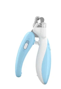 Separate blue and white manual nail clipper